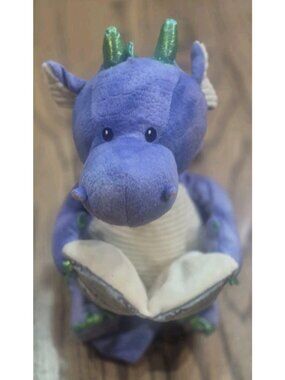 Dalton The Storytelling Dragon Plush Animated  Cuddle Barn Toy Recites 5 Tales